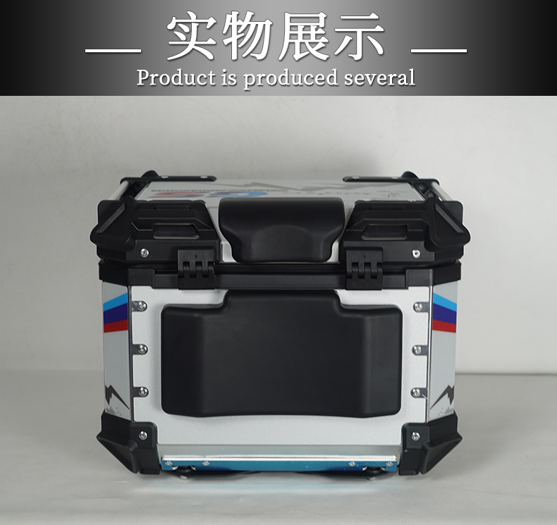 Suitable for Aluminum Alloy 36L Tail Box Backrest Motorcycle 45L Trunk Soft Back Cushion 55L65 Tail Box Backrest 40L