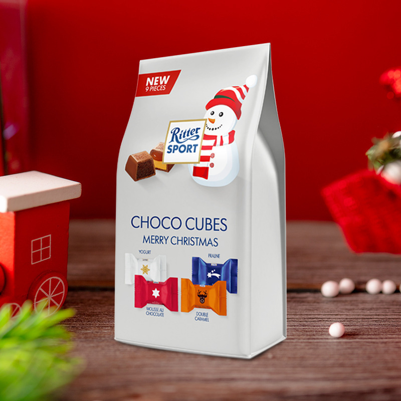 德国进口Ritter Sport瑞特滋迷你版夹心牛奶巧克力72g可可黑巧zym|undefined