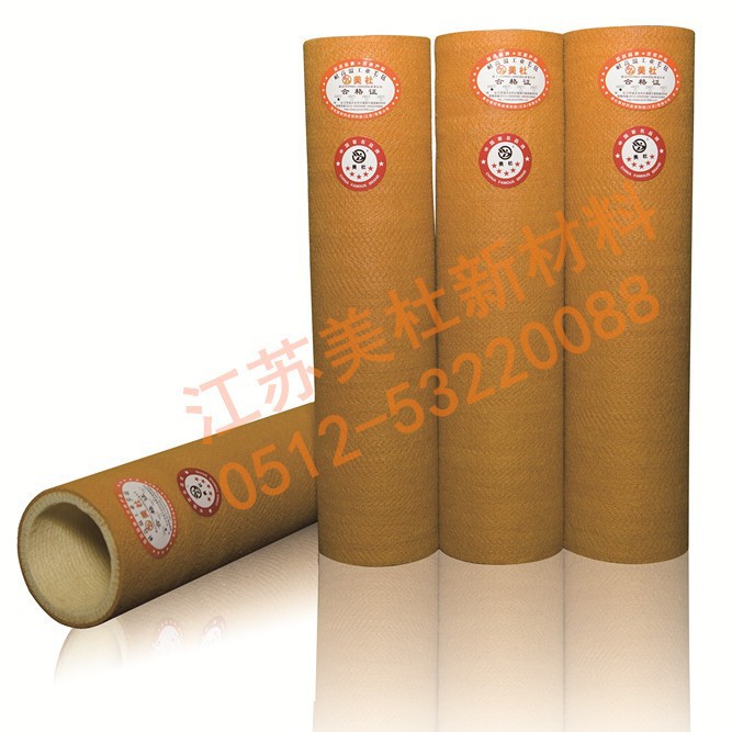 耐高温毛毡筒铝型材冷床设备PBO毛毡滚筒、工业毛毡600度