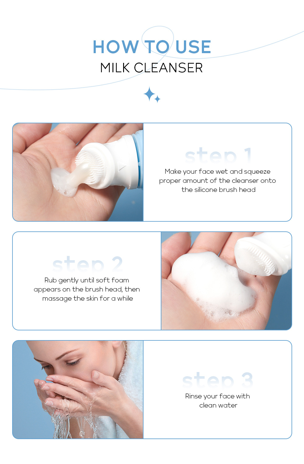 Cross-border LAIKOU Milk Facial Cleanser 80g hydrating, moisturizing, pore-cleaning and nourishing, factory in stock wholesale undefined