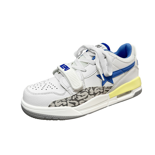 High-looking ins style wear-resistant  new student thin sports shoes high street strappy campus style star sneakers
