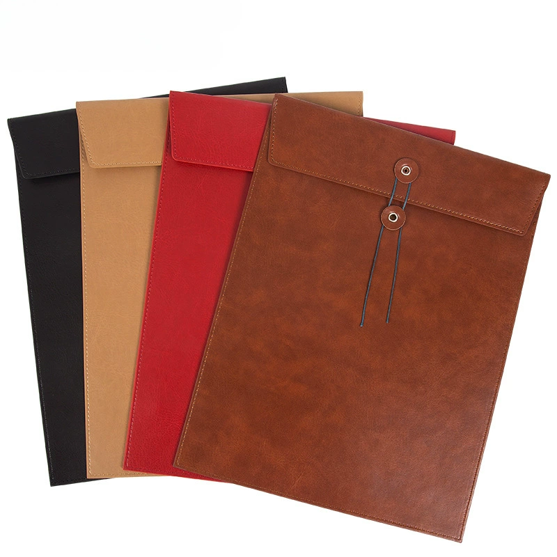 Деловая кожаная сумка для документов формата А4, большая вместительная сумка, простая сумка для информации, сумка для хранения конференций, сумка для тендеров, водонепроницаемая