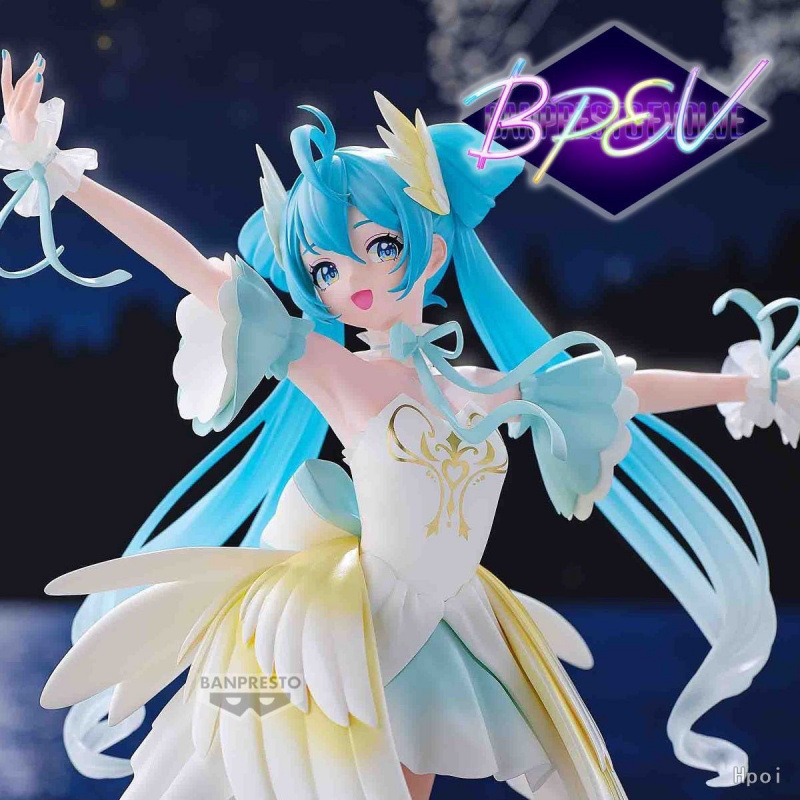 MIKU perimetral EVO clásico canto y baile lago cisne belleza estatua de mesa adornos de automóviles juguetes regalos de chicas