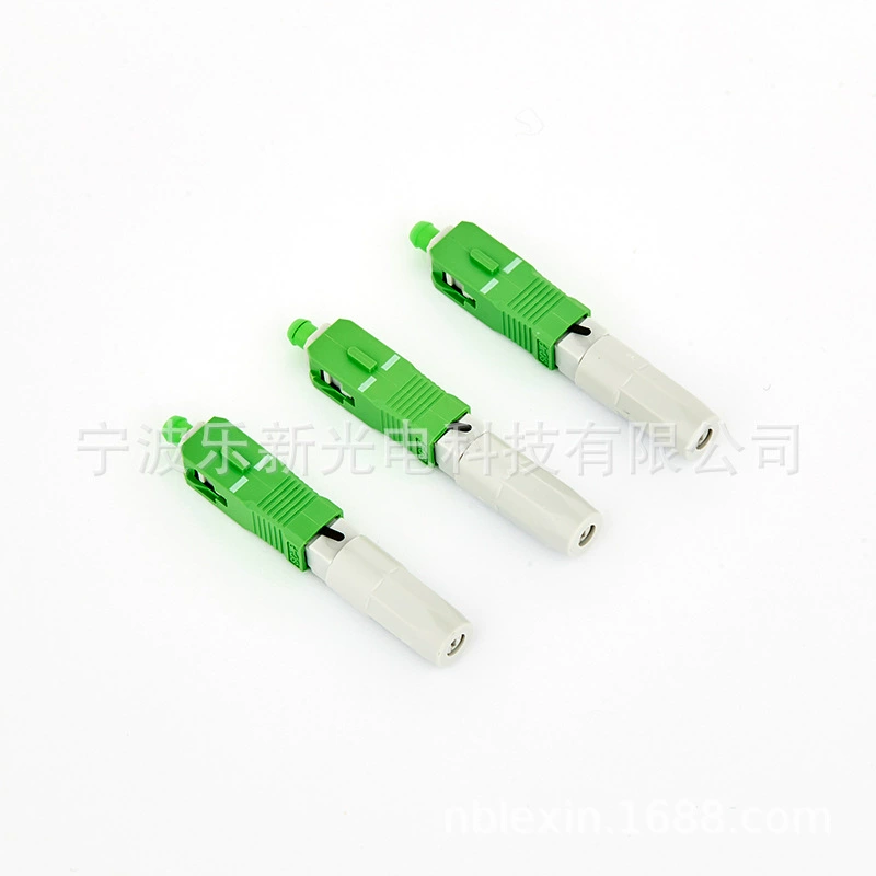 Быстроразъемный оптоволоконный коннектор SC/APC, холодный соединитель, спиральный тип, 53 мм, кожаный шнур, вертикальный, тип Z31