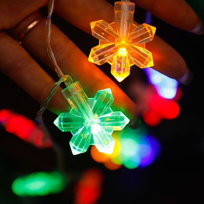 Decoración navideña, luces de colores, luces intermitentes, luces de cadena, alces huecos, luces colgantes, decoración de la habitación de la niña, atmósfera del maletero