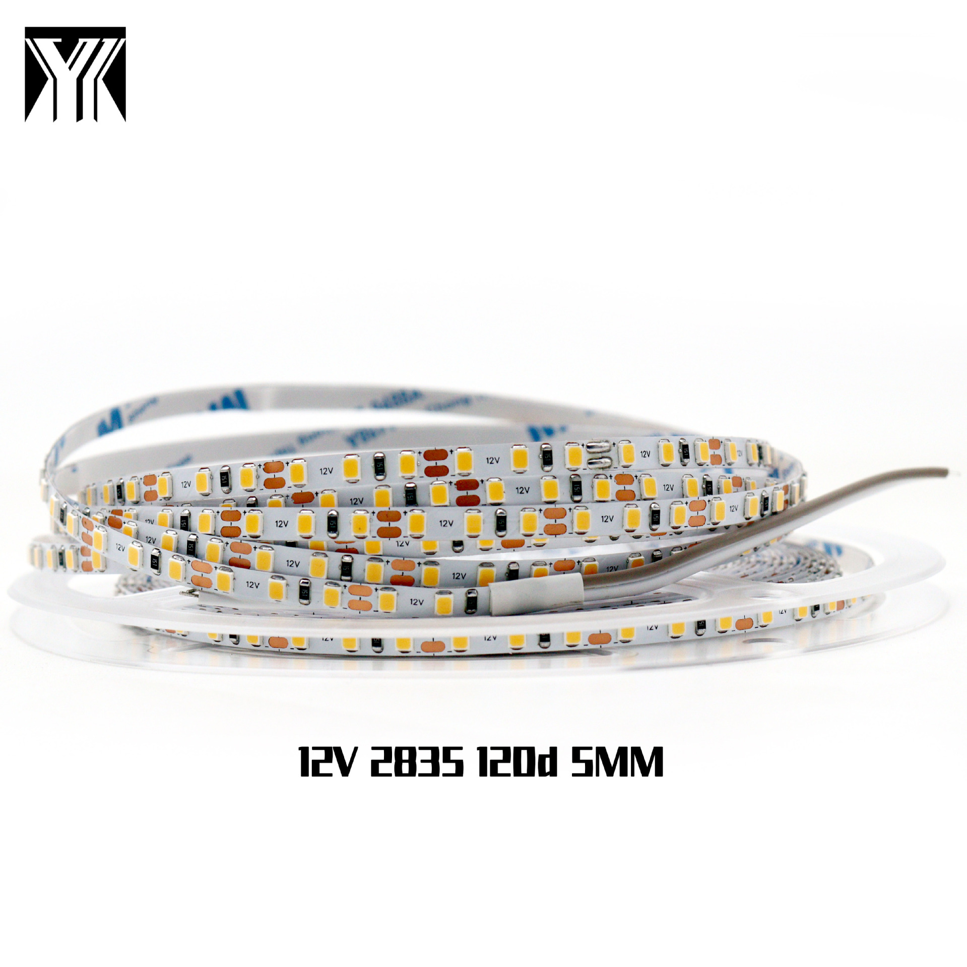 窄板5mmLED灯带2835 低压12v120D铜支架电镀板高显指RA95 线条灯