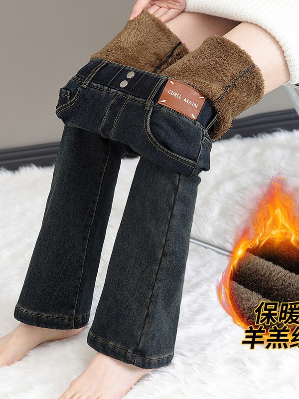 Velvet winter jeans