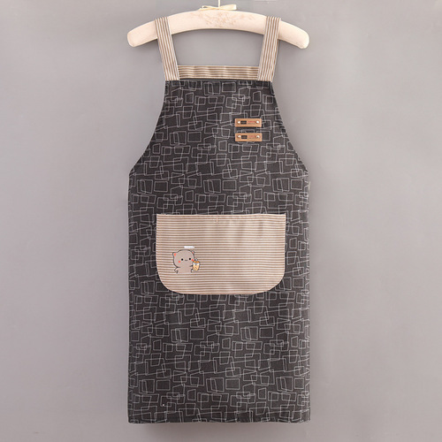 Cotton Apron for Men and Women, Household Kitchen Breathable Durable Stain-Resistant Oil-Proof for Work, Home and Outdoor Fashion Cute Waist Apron