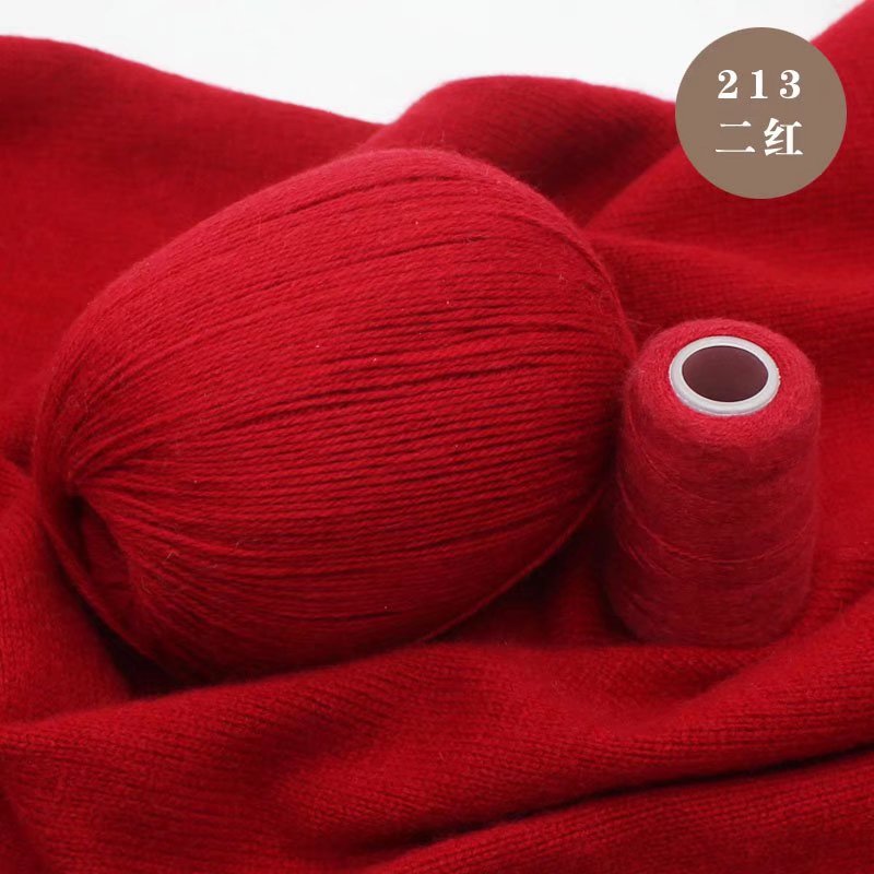 Hilo de Cachemira tejido a mano al por mayor bebé anti-pilling conejo lana medio grueso lana DIY lana tejida bufanda suéter