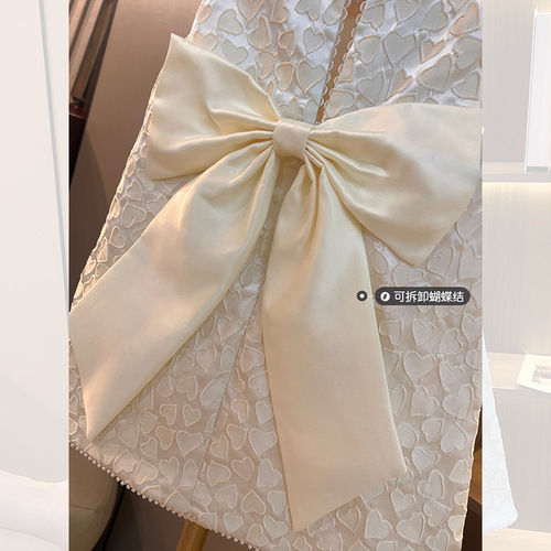 Princess Dress for Girls 2024 New Trendy Spring and Summer Children's Dress, French Style, Dropshipping One Piece