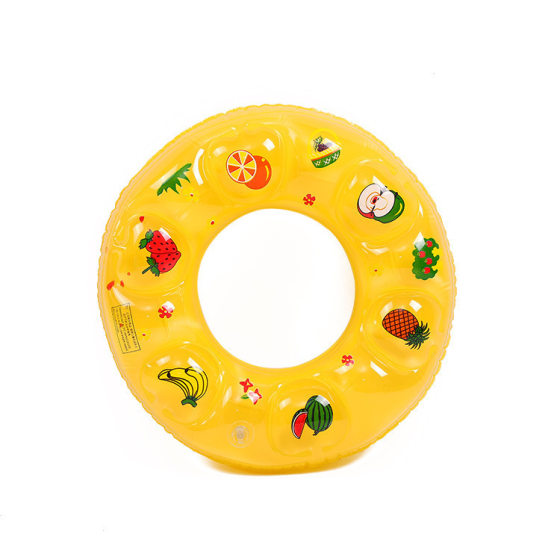 Factory wholesale children's swimming ring crystal inflatable lifebuoy thickened single-layer double airbag underarm adult swimming ring