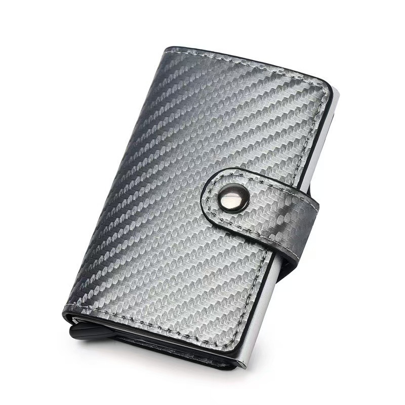 Cartera con Bloqueo RFID para Hombre, Tarjetero para Identificación y Tarjetas de Crédito