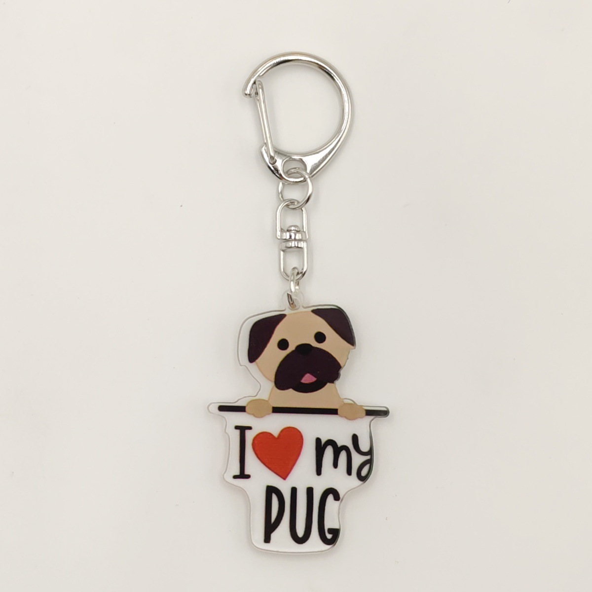 13g Weight Keychain Classification 1 Piece Quantity Holiday, Banquet, Travel Occasion Acrylic Material Letter, Dog Pattern Unisex Gender Ethnic Style, Simple Style Style Ethnic Style Simple Style Letter Dog Arylic Unisex Keychain 7
