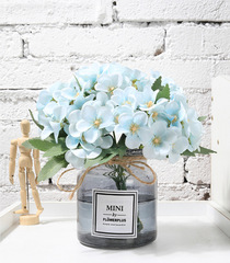 Cross-border floral art begonia artificial flowers simulated bouquet light and fresh home living room decoration wedding flower arrangement materials