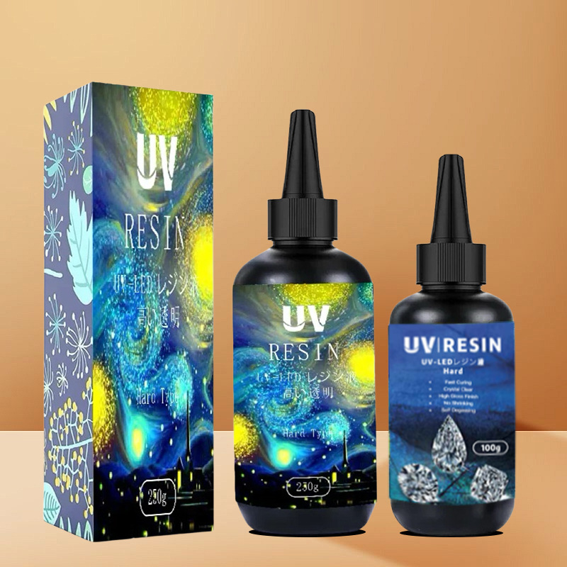 亚马逊紫外线uv胶DIY无痕粘接饰品uv树脂流沙美甲光固化uv无影胶