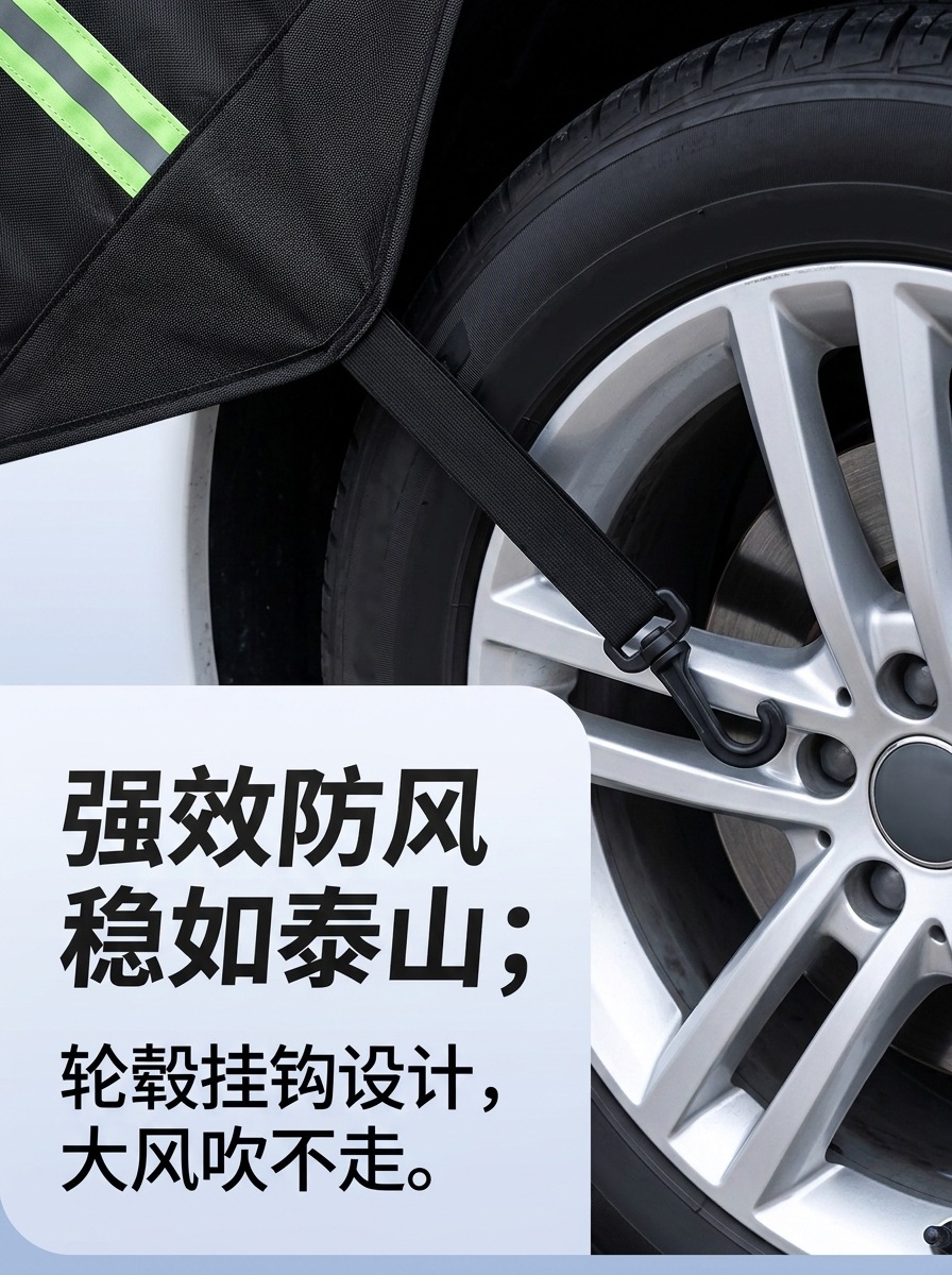 Amazon Car Snow Cover, Winter Thickened Magnetic Car Half-Cover, Anti-Frost Oxford Cloth Snow Cover, Car Snow Shield
