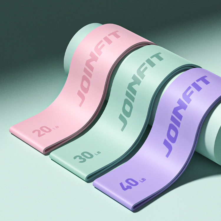 joinfit Silicone elastic ring fitness yoga elastic band resistance band hip training tension band hip lifting ring