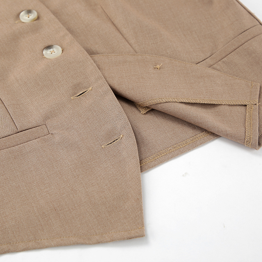 Title 15, Womens Fashion V-neck Sleeveless Vest Suit Sty...