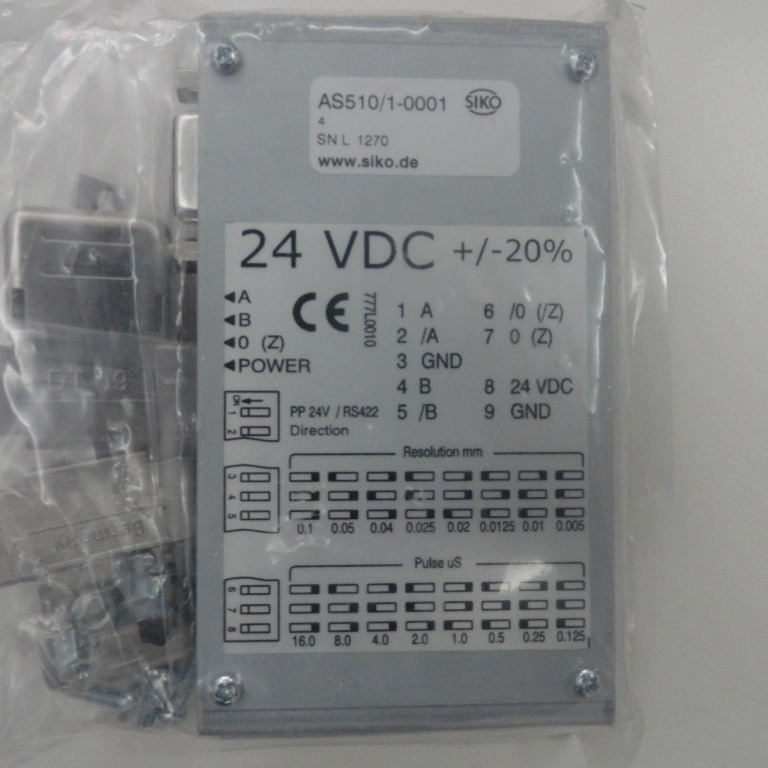 AS510/1-000  DA04-02-80-1-I-14  SIKO 控制器先咨询再订期货