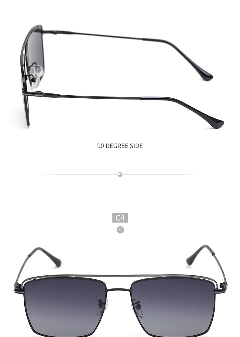 Wholesale Fashion Polarized Metal Sunglasses display picture 11