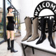 009-6 in Europe and the new winter fashion female boots, thick with high restoring ancient ways with pointed knights of British wind high boots boots