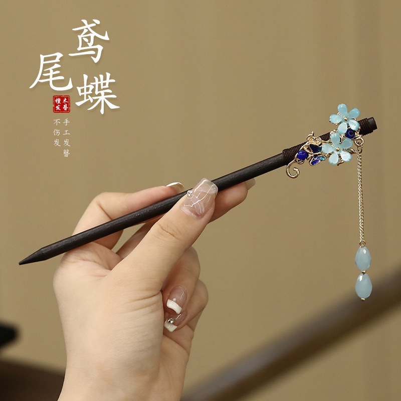 Nuevo estilo antiguo chino pinzas de cabello para mujeres de alto nivel de movimiento de cabello pinzas de cabello modernas cheongsam piezas de cabello