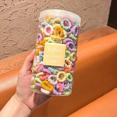 Girls with Thin Hair, Saç üçün rezinlər - morandi-color-200-sticks-per-jar