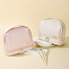 New toast cake cosmetic bag candy color dry and wet separation toiletry bag cosmetic storage bag cosmetic bag wholesale