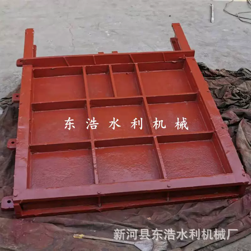 铸铁闸门厂家定做平板方形闸门FZ300渠道止水手动高压方闸门定制