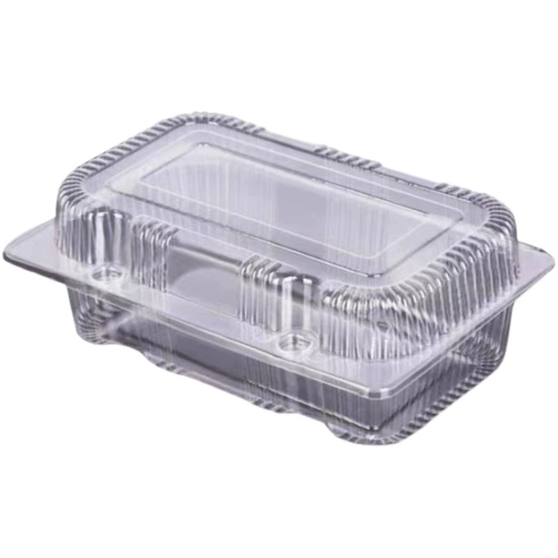 Одноразовые коробки с западными точками утолщенные кондитерские пластиковые упаковочные коробки прозрачные круглые головные коробки для кошек разлагаются прямоугольные коробки для торта