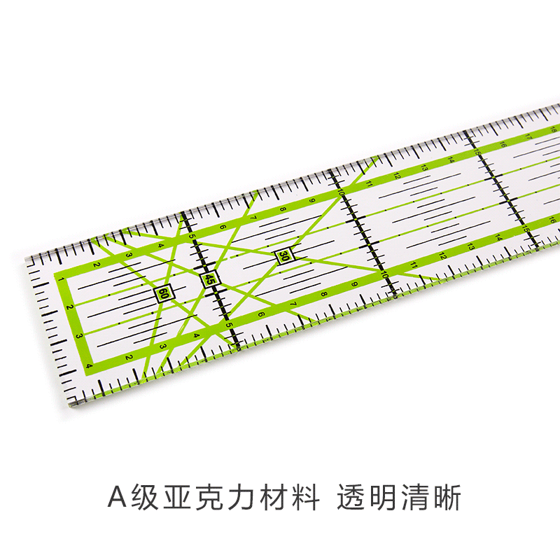 対外貿易輸出diy手作り裁縫アクリル布尺服装立裁断尺5x30cm厚さ3mm|undefined