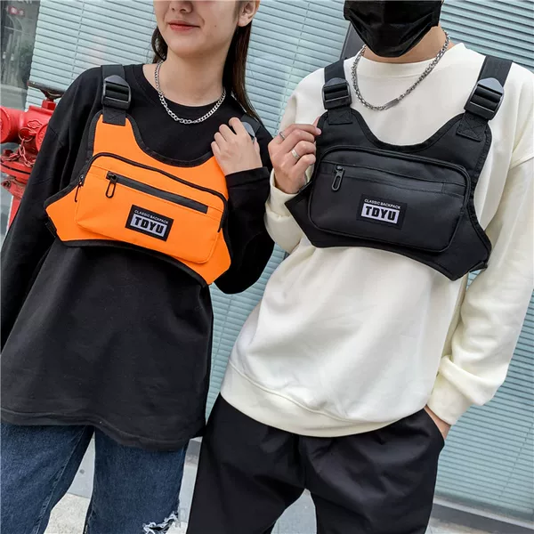 Tactical Chest Bag New Korean ins Tactical Vest Bag Tooling Chest Bag Outdoor Sports Multifunctional Cross-border Chest Bag