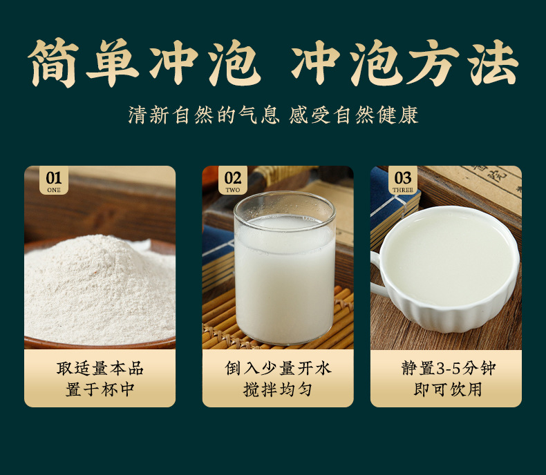 Bai Fu Ling Powder (Poria cocos) — Finely Milled Food-Herb Powder, 100g Jar preparation
