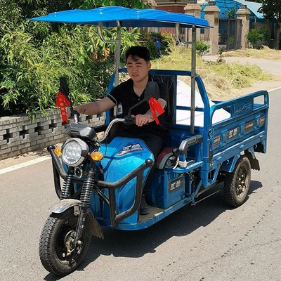 Electric tricycle sun and: Avtomobil yan çətirləri