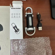 2025新款便携钥匙扣手电筒户外防水多功能超小迷你照明灯