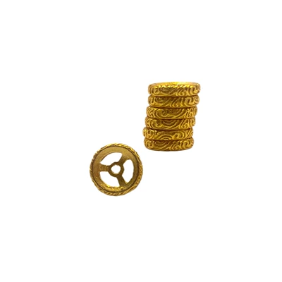 Zərgərlik ara hissələri, Gold Accessories Wheel Spacer Bead