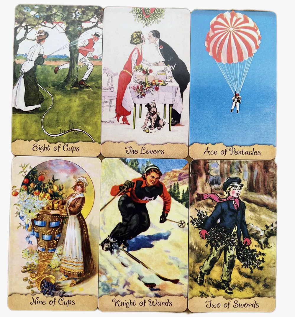 C53 Новая бабушкина открытка бабушкины PostCards Таро Рота Стол