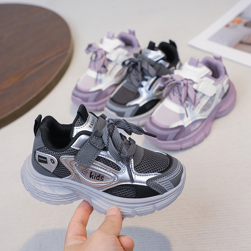 2025秋潮牌小童老爹鞋男女童儿童鞋休闲软底学步宝宝幼儿运动鞋潮