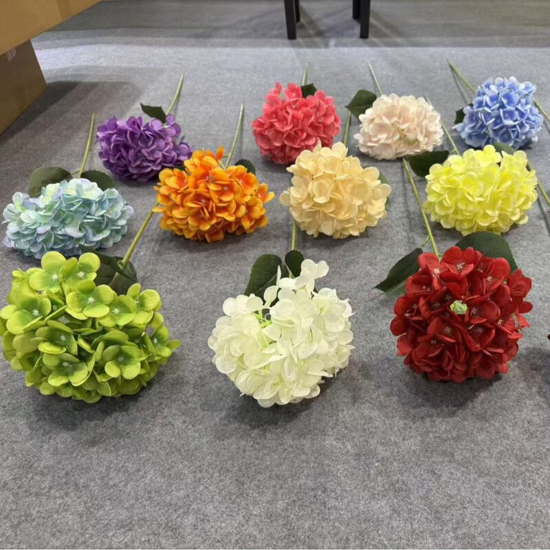 72 Pieces of Artificial Hydrangea Flowers for Wedding Hall Decoration, Home Decor, Photography Props, Export Artificial Flowers 72 Pieces of Artificial Hydrangea Flowers for Wedding Hall Decoration, Home Decor, Photography Props, Export Artificial Flowers
