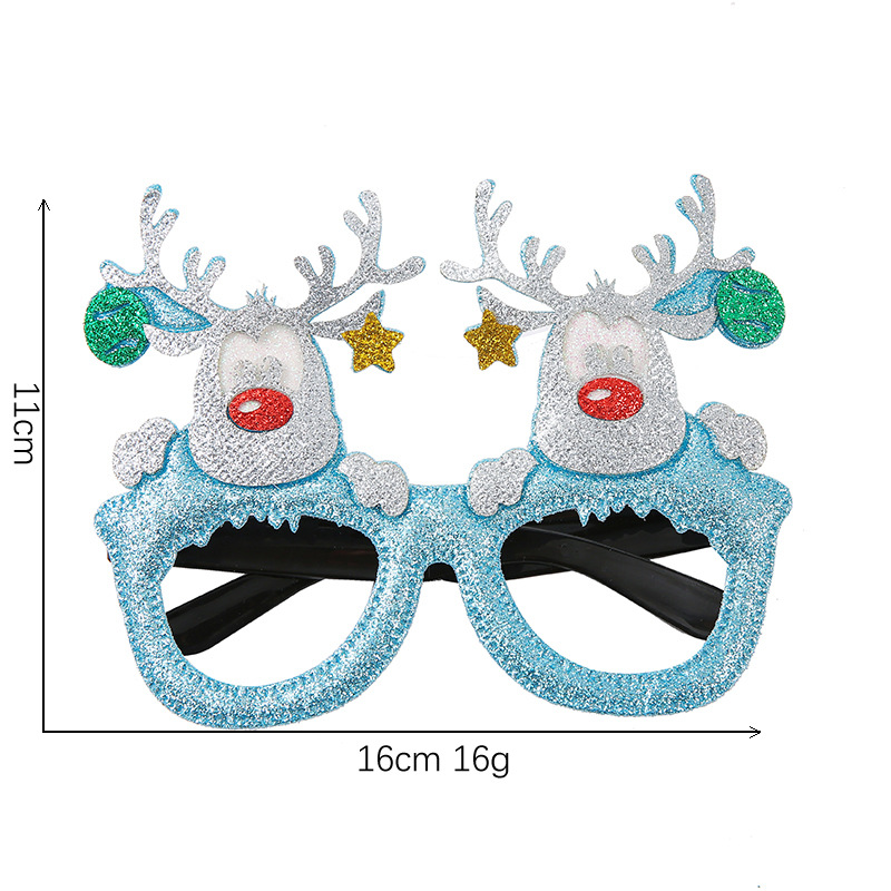 Nueva Navidad diadema gafas marco Halloween Día de San Valentín gafas de Santa Claus gafas Fiesta de Navidad
