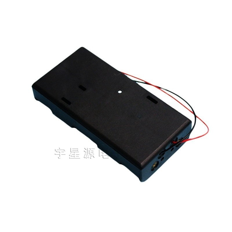 装4节2号长条形 电池盒 四位2号