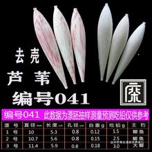 厂家直销浮漂材料 浮漂diy材料 去壳芦苇漂胚 中通孔0.8毫米 编号