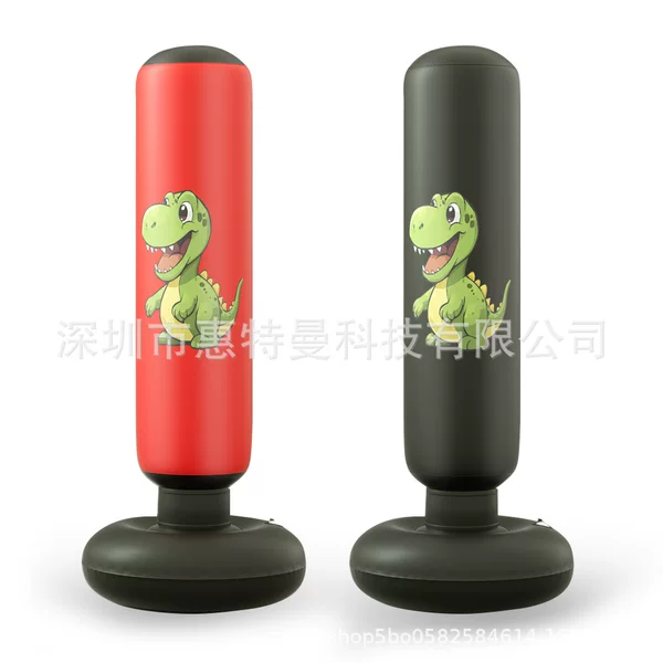 Factory Boxing Sandbag Inflatable Boxing Column Inflatable Strike Column Tumbler Children's Boxing Column Toy Vent Sandbag
