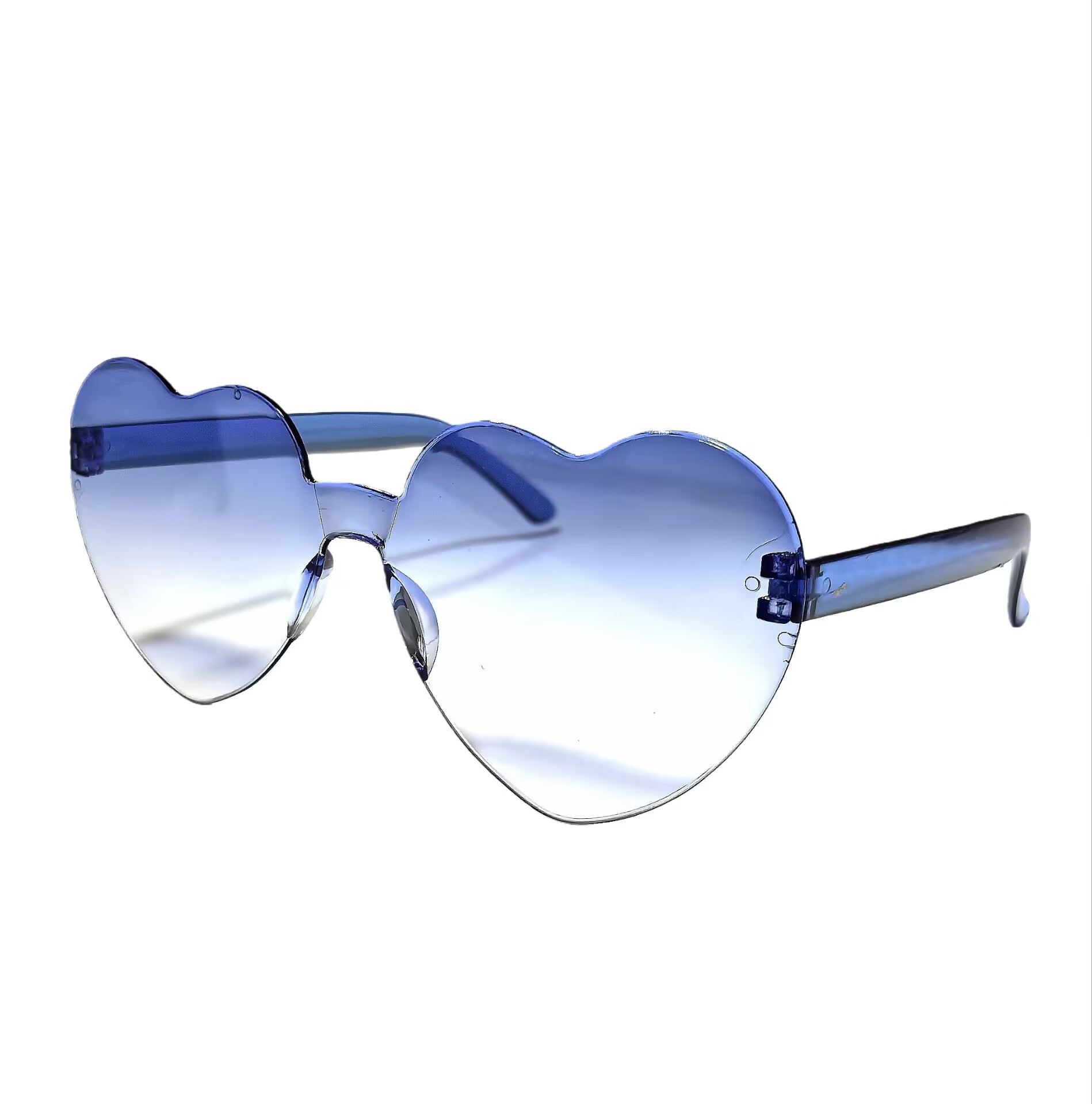 Gafas en forma de corazón Fábrica Gafas de amor de color gelatina de caramelo Personalidad Gafas de sol europeas y americanas Gafas de sol de corazón de melocotón para hombres y mujeres