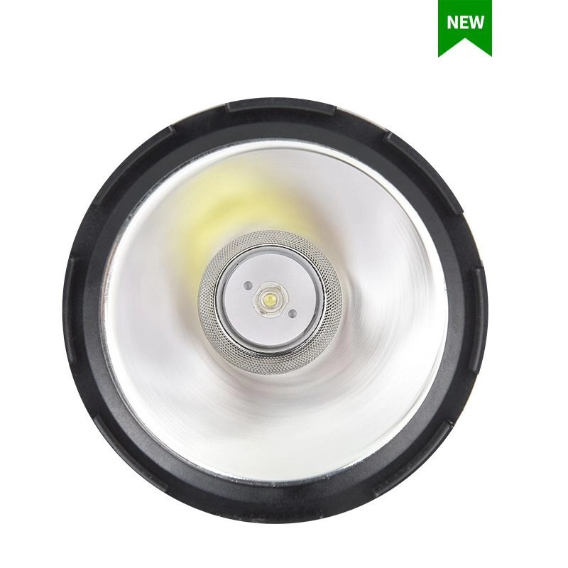 Linterna fuerte luz de carga al aire libre de alta potencia súper brillante hogar de largo alcance iluminación LED reflector portátil con luz lateral