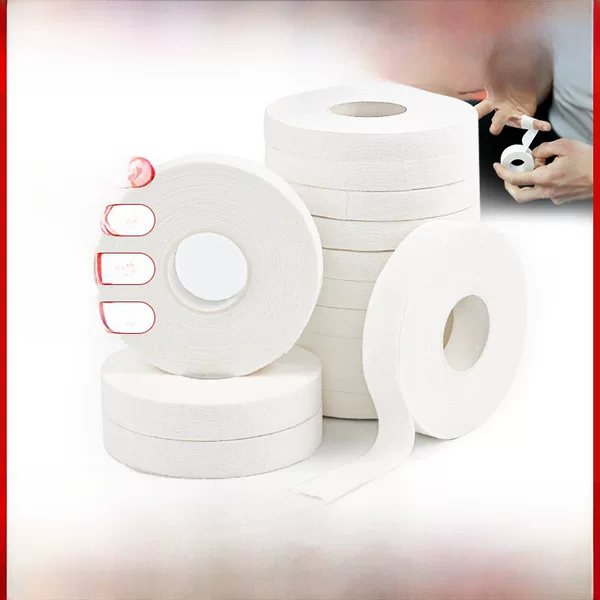 Cotton Rubber Adhesive Tape Breathable Tape Bandage Fixed Pressure Sensitive Tape Wear Resistant Hand Wrapping Hypoallergenic Breathable