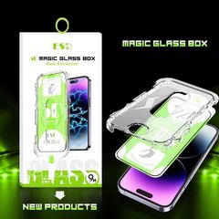 Apple 17用防塵フィルム貼り付けツール、iPhone 16 Pro Max用強化ガラスフィルム、15用無塵室、越境卸売
