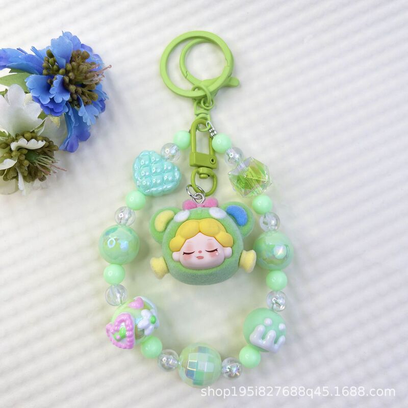 新しい植毛木製マラブブ人気のかわいい携帯電話チェーンキーホルダーバッグ人形ペンダントアクセサリー卸売|undefined