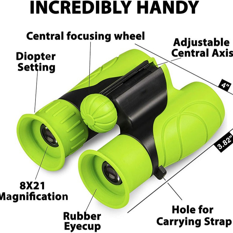 8x21 niños traje de binoculares con lupa y brújula niños y niñas regalo fábrica al por mayor