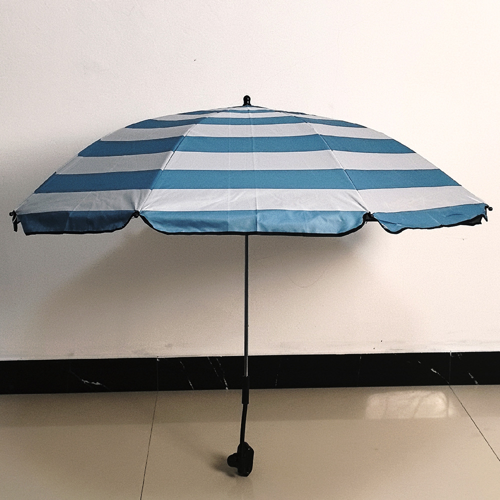 Silla de playa clip paraguas plegable clip paraguas impresión publicidad logo al aire libre silla al aire libre sombrilla ultraligera sombrilla de playa